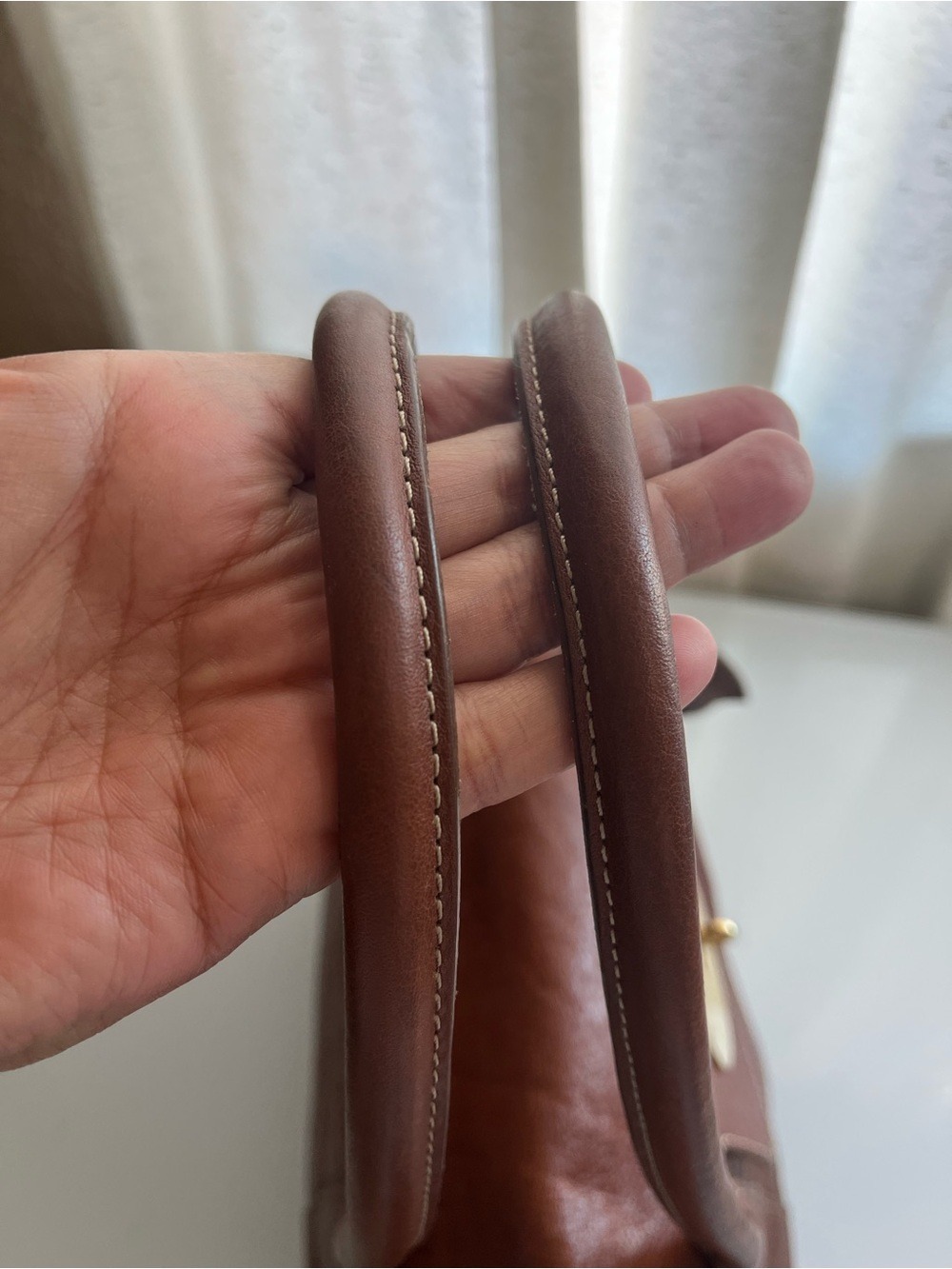 MULBERRY RARE EDITIONS 50 YEARS NVT OAK LEATHER BAYSWATER - Picture 4 of 16